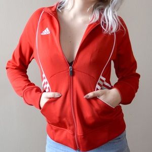 Adidas Red Athletic Jacket